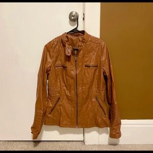 SOLD - NWOT Faux Leather Jacket